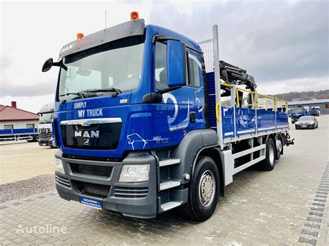 Man Tgs E X Uraw Budowlanka Hmf K Flatbed Truck For