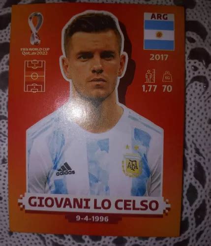 Figurita Mundial Qatar Giovani Celso Original Panini En Venta En