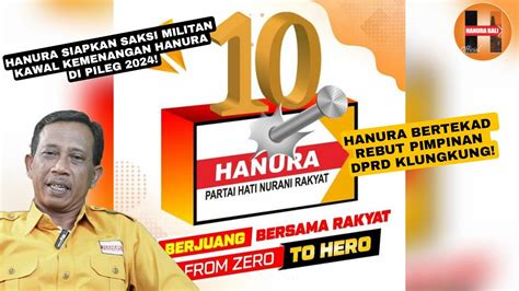 SAKSI MILITAN KAWAL KEMENANGAN HANURA DI PILEG 2024 HANURA BERTEDAK