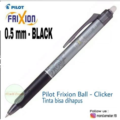 Jual Pulpen Pilot Frixion Ball Clicker Pen Mm Bisa Dihapus