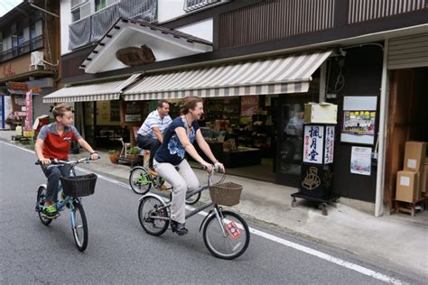 Exploring The Shima Onsen On A Bike Vol Towncenter Shima Onsen