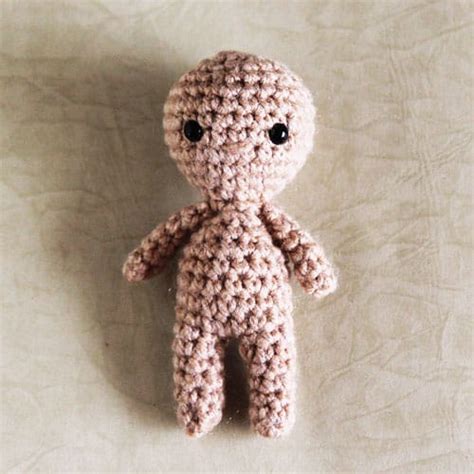 Easy Crochet Doll Body Free Pattern Chai Coffee Crochet