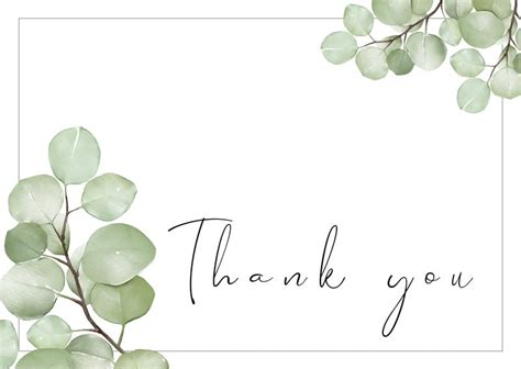 Printable Customizable Thank You Card Templates Canva