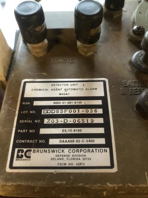 Chemical Detector Unit M43A1 Generaaltjes Voor De Militaire Hobby