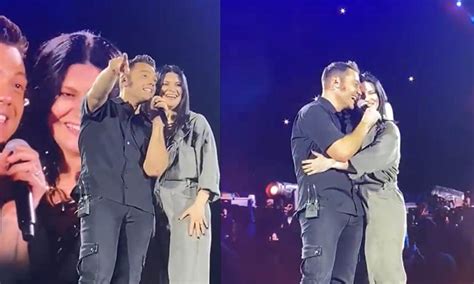 Sorpresa Per Tiziano Ferro Al Concerto Spunta Laura Pausini