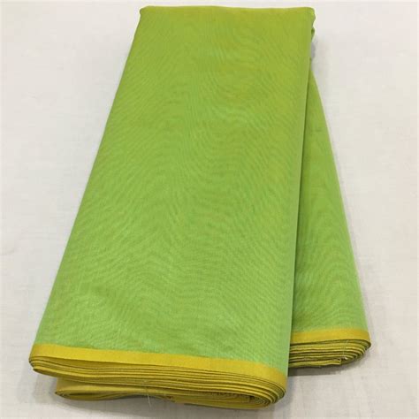 Gms Chanderi Plain Fabric Plain Solids Green At Rs Meter In