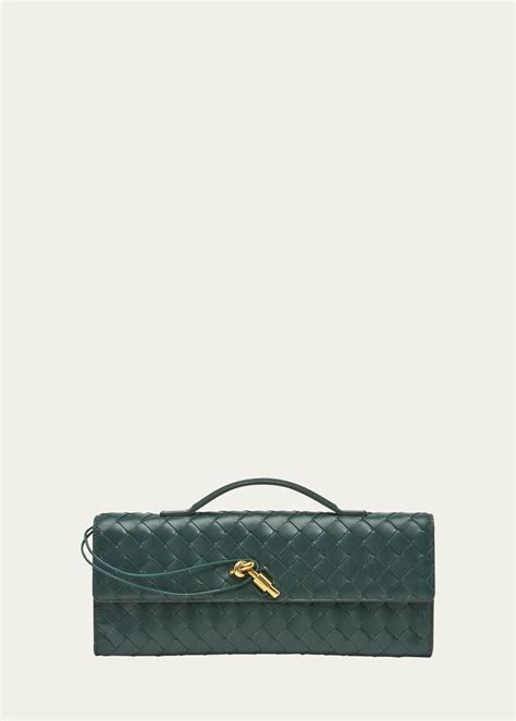 Bottega Veneta Long Andiamo Clutch Bag With Handle Bergdorf Goodman