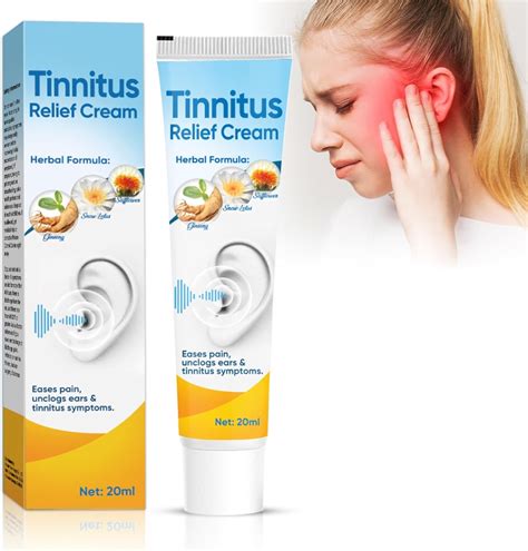 Hsklock Tinnitus Relief For Ringing Ears Natural Herbal Tinnitus Relief Cream