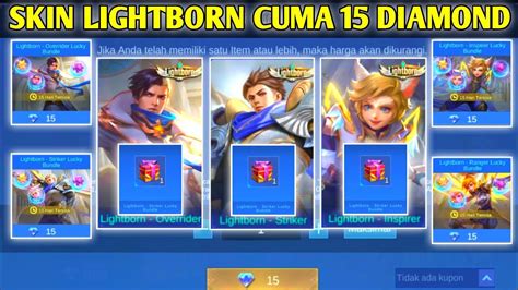 EVENT BARU CARA DAPATKAN SKIN LIGHTBORN CUMA 15 DIAMOND MLBB YouTube