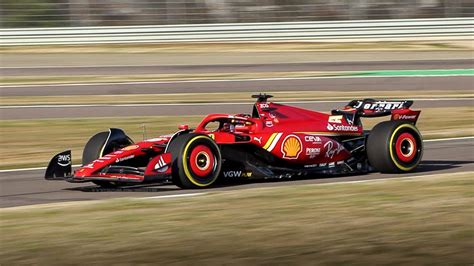 Video Footage From Ferrari Filming Day With Carlos Sainz Driving Sf