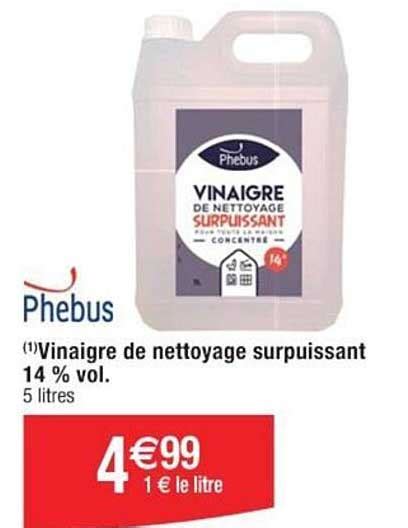 Promo Vinaigre à Diluer 20 Vol Phébus chez Cora iCatalogue fr