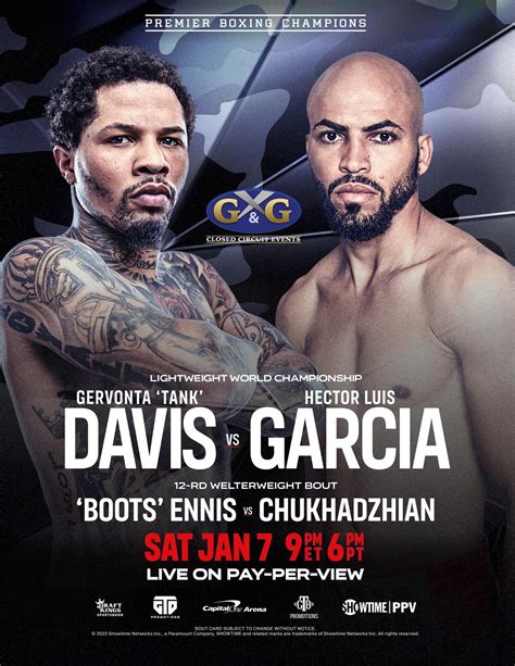 Gervonta Tank Davis Vs Hector Luis Garcia Big Shots Restaurant And Lounge