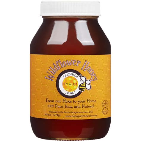 Georgia Honey Farm Raw Unfiltered Honey Wildflower 100 Pure Honey