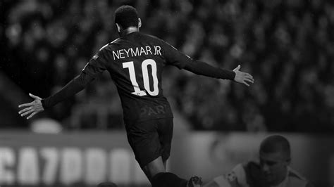 Neymar Jr Black And White Wallpaper Art Wallpaper Hd