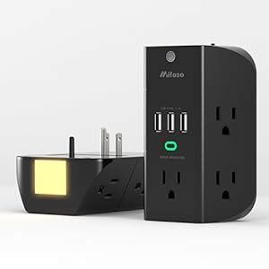 Mifaso Power Outlet Extender With Usb C Surge Protector Variety