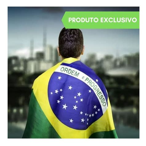 Compre J Seu Bandeira Do Brasil Oficial Dupla Face Panos X Cm