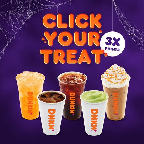 Click Your Halloween Treat With Dd Perks® Dunkin