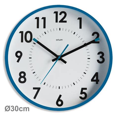 Horloge Analogique Murale Silencieuse Quartz Abylis Orium Diam Tre