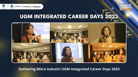 Gathering Mitra Industri UGM Integrated Career Days 2023 Portal