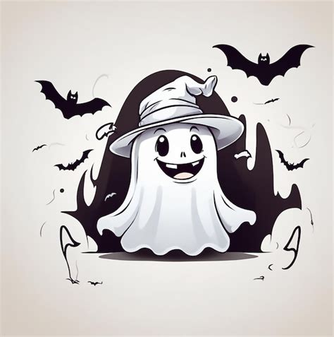 Premium Vector Cute Halloween Ghost