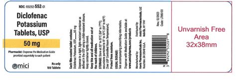 Diclofenac Potassium Package Insert Drugs