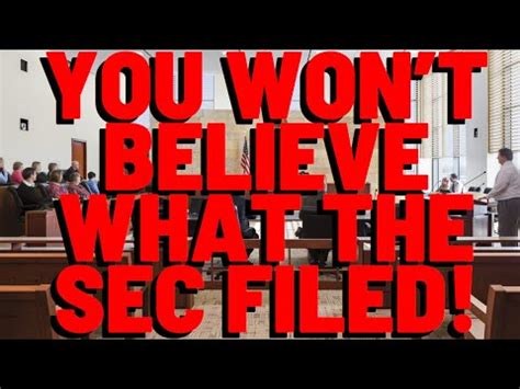 XRP You Won T BELIEVE What The SEC JUST FILED TO JUDGE TORRES YouTube