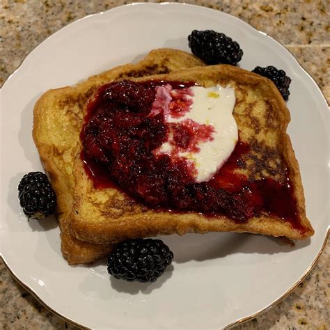 French Toast With Blackberry Compote And Lemon Ricotta 🍋 R Seriouseats