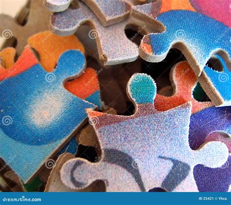 Colorful Jigsaw Puzzle Pieces Stock Image Image 25421