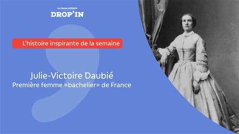 Julie Victoire Daubi Premi Re Femme Bachelier De France Drop In