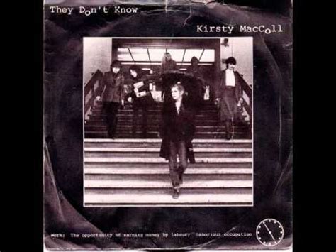 Kirsty MacColl - They Don't Know 1979 | Kirsty maccoll, Face the music ...