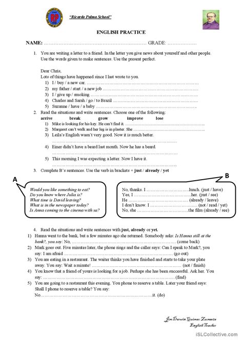 Telling Recent Activities Or Events English Esl Worksheets Pdf And Doc