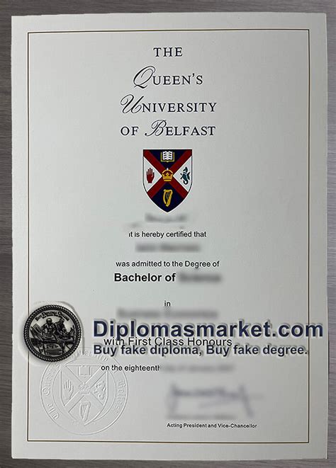 Order Queens University Belfast Diploma in United Kingdom.