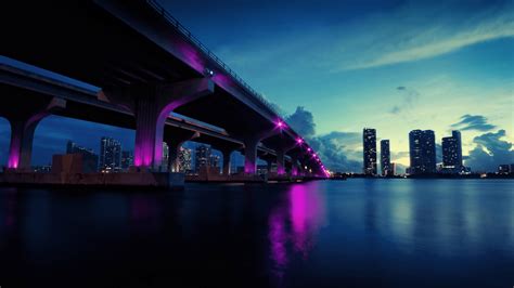 Miami Skyline HD Wallpapers - Wallpaper Cave