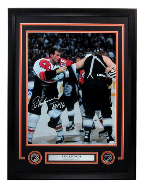 Eric Lindros Hall of Fame Autographed/inscribed 16x20 Photo - Etsy