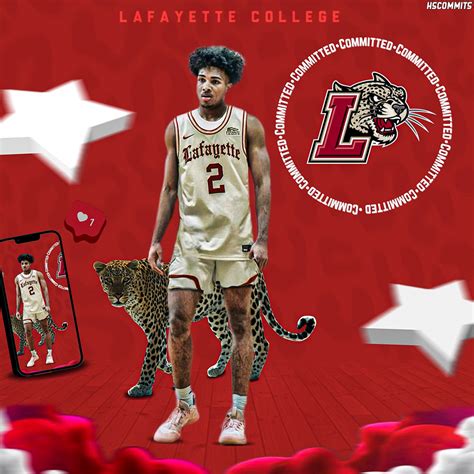 Lafayette College Mbb Commitment Edit Behance