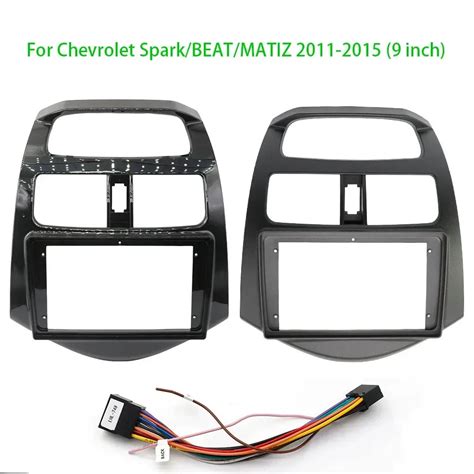 Car Radio DVD Player Fascias Frame For Chevrolet Spark BEAT MATIZ 2011