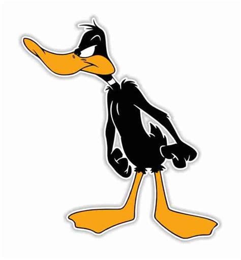 Angry Daffy Duck Decal - Etsy