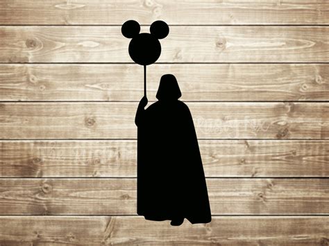 Darth Vader Svg Star Wars Svg Mickey Balloon Darth Vader Cut Etsy Canada