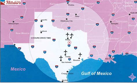 Hillsboro, Texas State and Local Maps