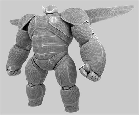 Baymax Big Hero 6 3d Model 49 Max Obj Dwg Free3d