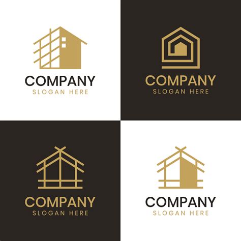 Building City Real Estate Logo Element Realty Property Investment Logo