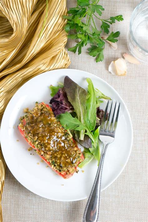 Maple Walnut Crusted Salmon Delicious Meets Healthy