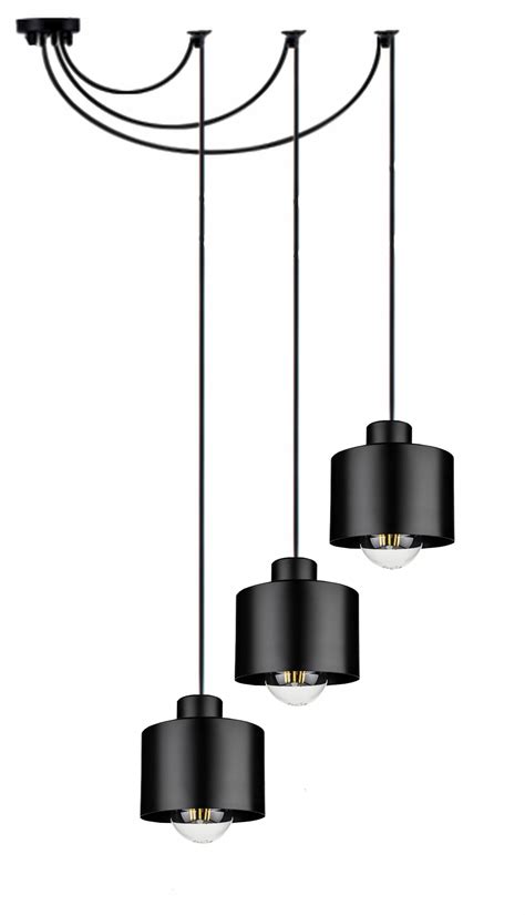 ŻYRANDOL LAMPA WISZĄCA SUFITOWA PLAFON LED E27 LOFT PAJĄK SALON POKÓJ