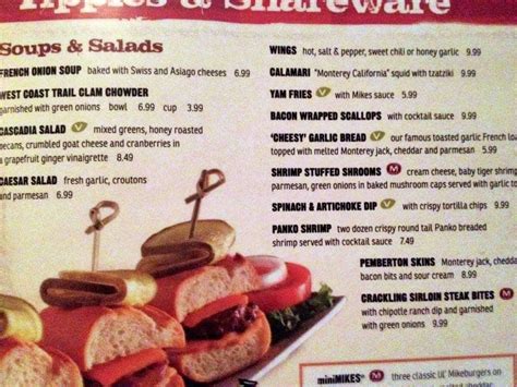 Mr Mikes Steakhouse Casual Menu Urbanspoonzomato