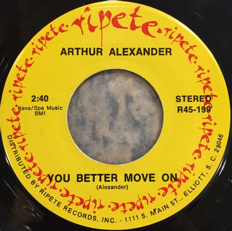 Arthur Alexander – You Better Move On / Anna (Go To Him) (Vinyl) - Discogs