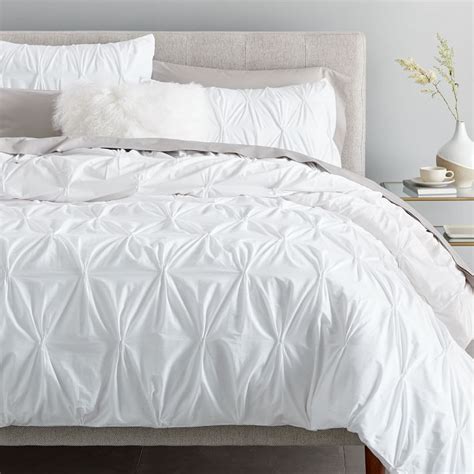 Organic Cotton Pintuck Duvet Cover Shams West Elm