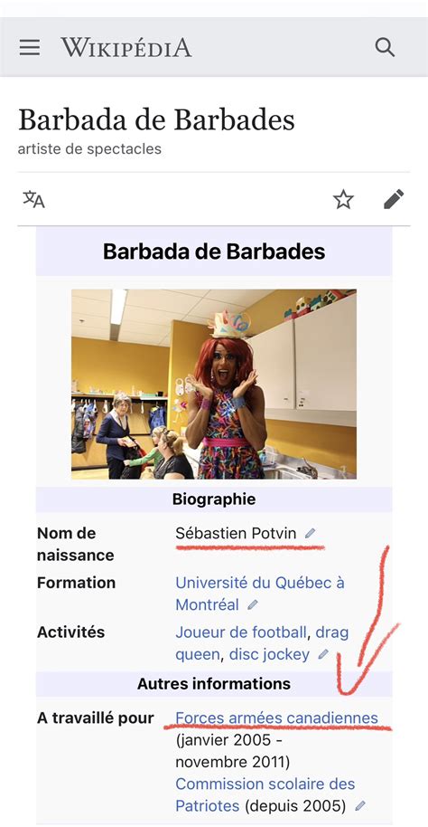 Caroline Lessard on Twitter Sébastien Potvin alias Barbada a déjà