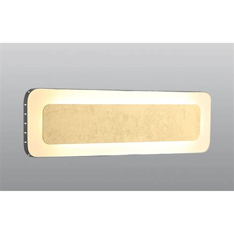 Luce Design LED Wandleuchte Solaris 9051 L 1 Flammig Gold 40 Cm X 12 Cm