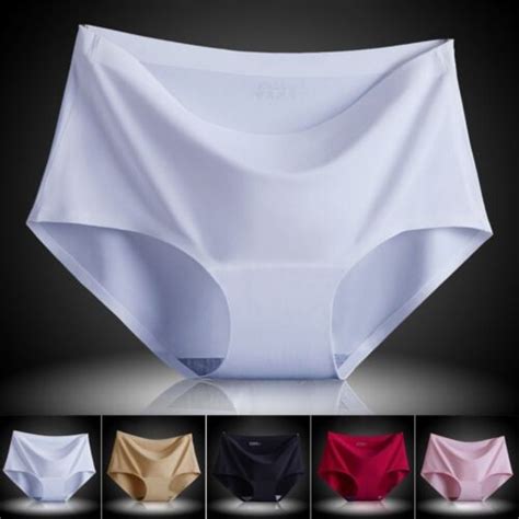 sous Vêtements Ice Soie Culotte Slip sans Soudure Lingerie Sexy sous