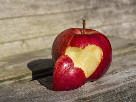 Heart Shaped Apple